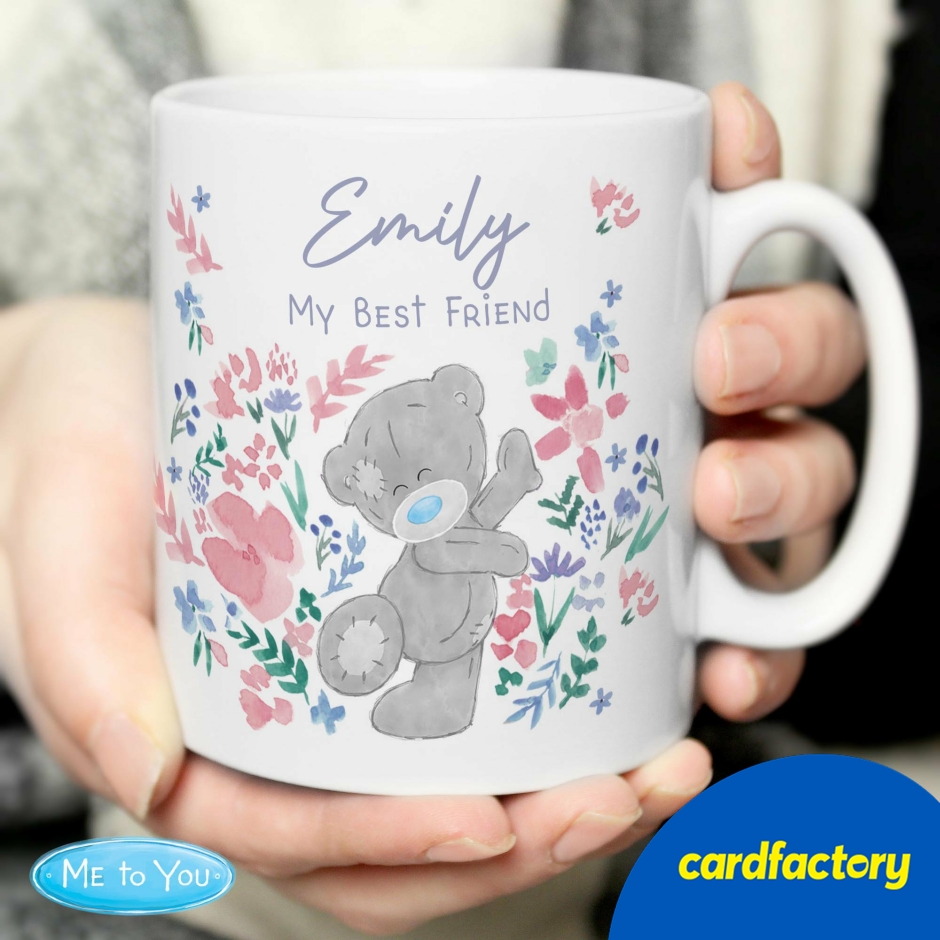 Image of Personalised Me To You Pastel Floral Mug
