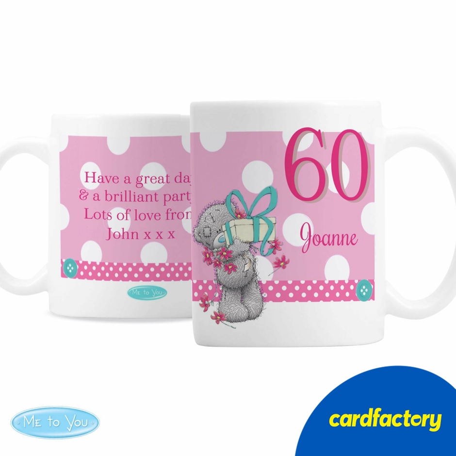 Image of Personalised Me To You Birthday Big Age Female Mug