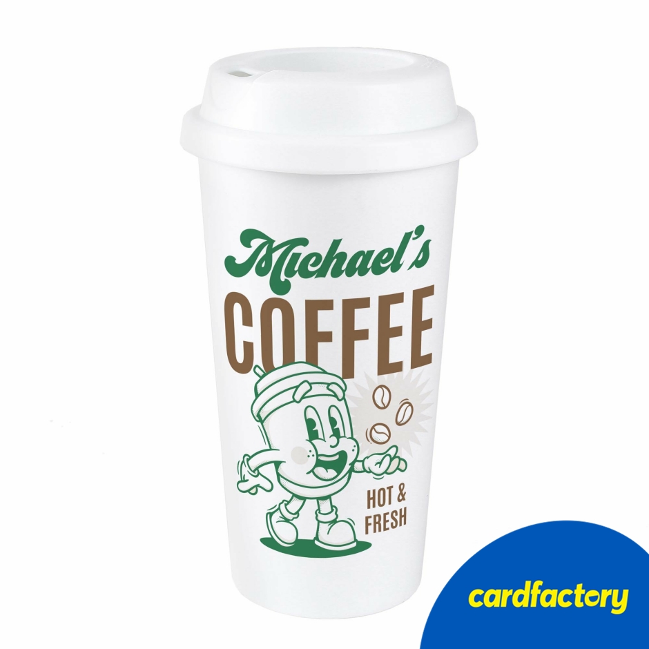 Image of Personalised Coffee Travel Mug