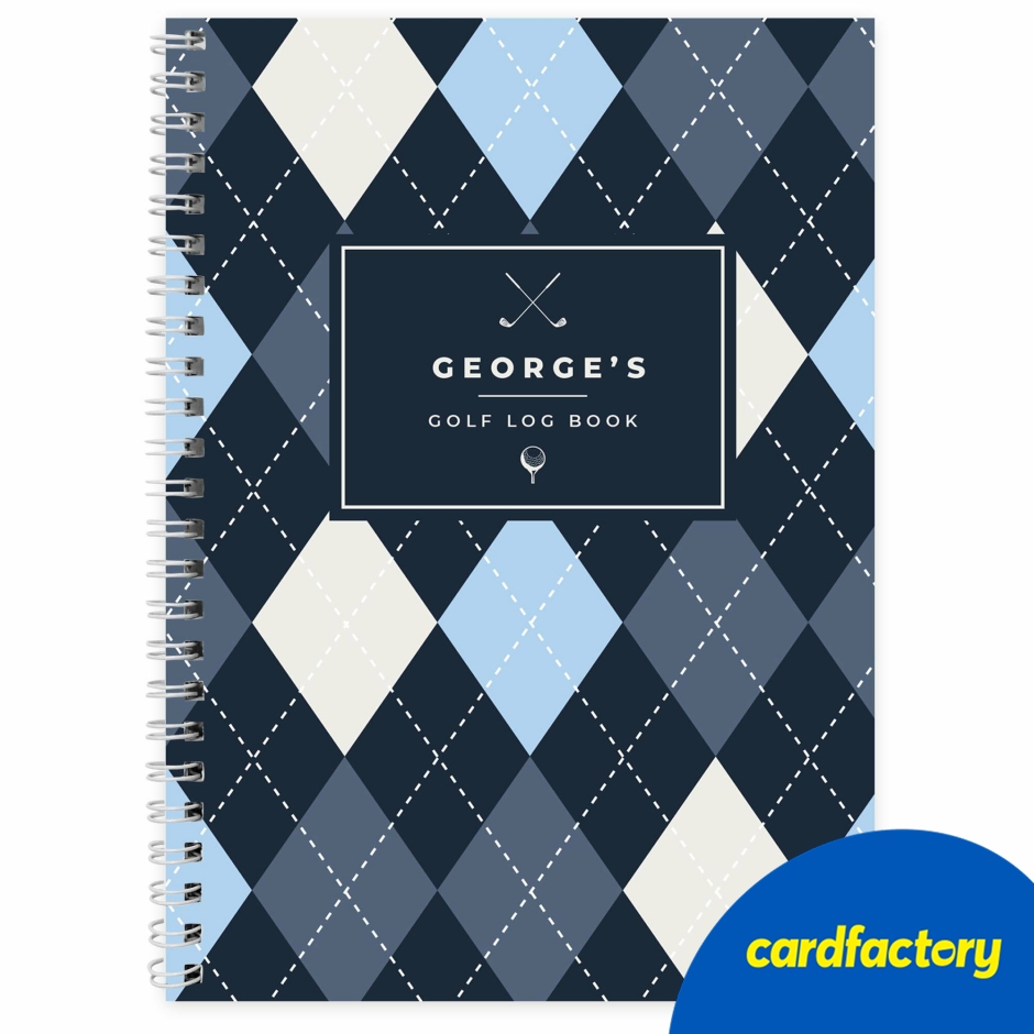 Image of Personalised A5 Golf Log Book
