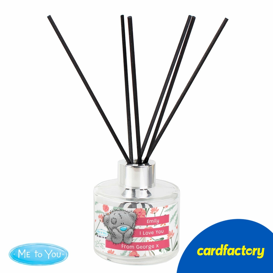 Image of Personalised Me To You Floral Reed Diffuser