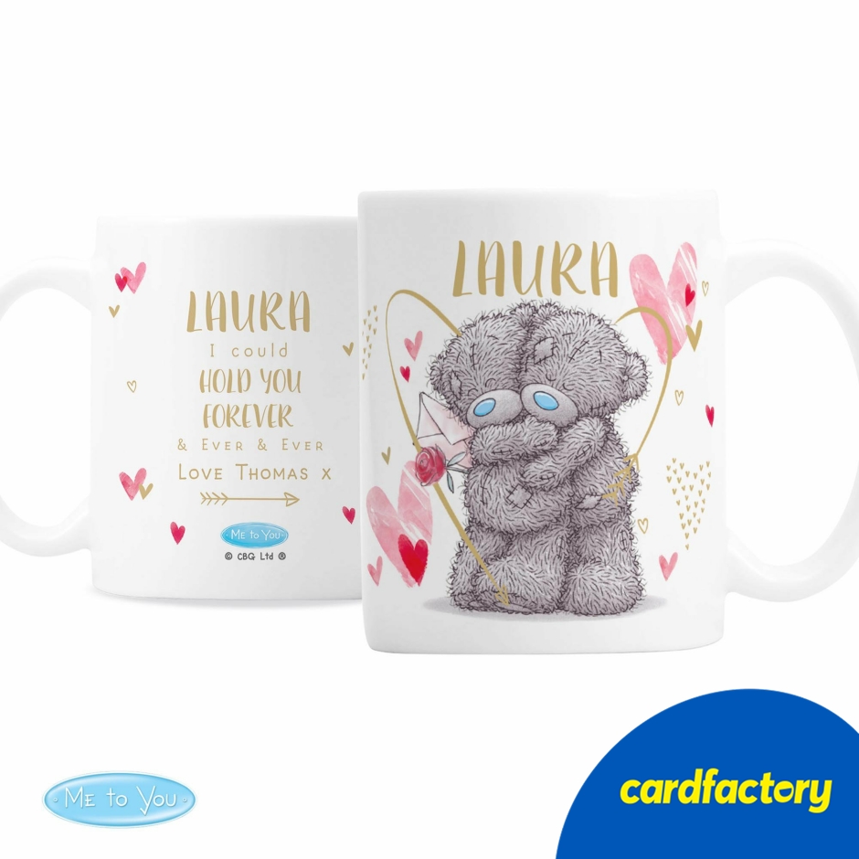 Image of Personalised Me To You Hold You Forever Mug