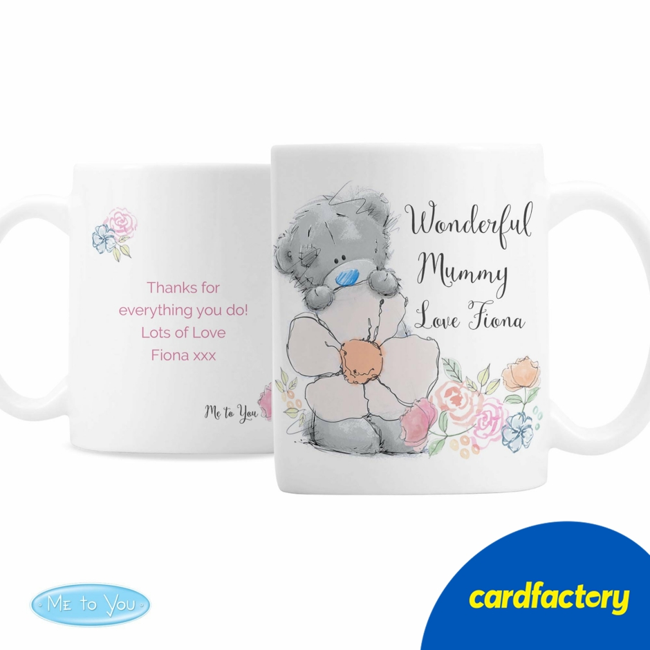Image of Personalised Me to You Floral Daisy Mug