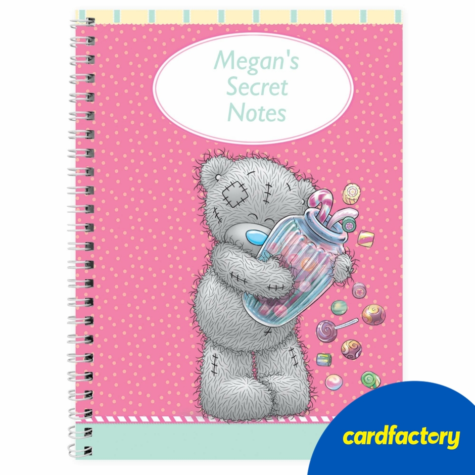 Image of Personalised Me to You Candy Girl A5 Notebook
