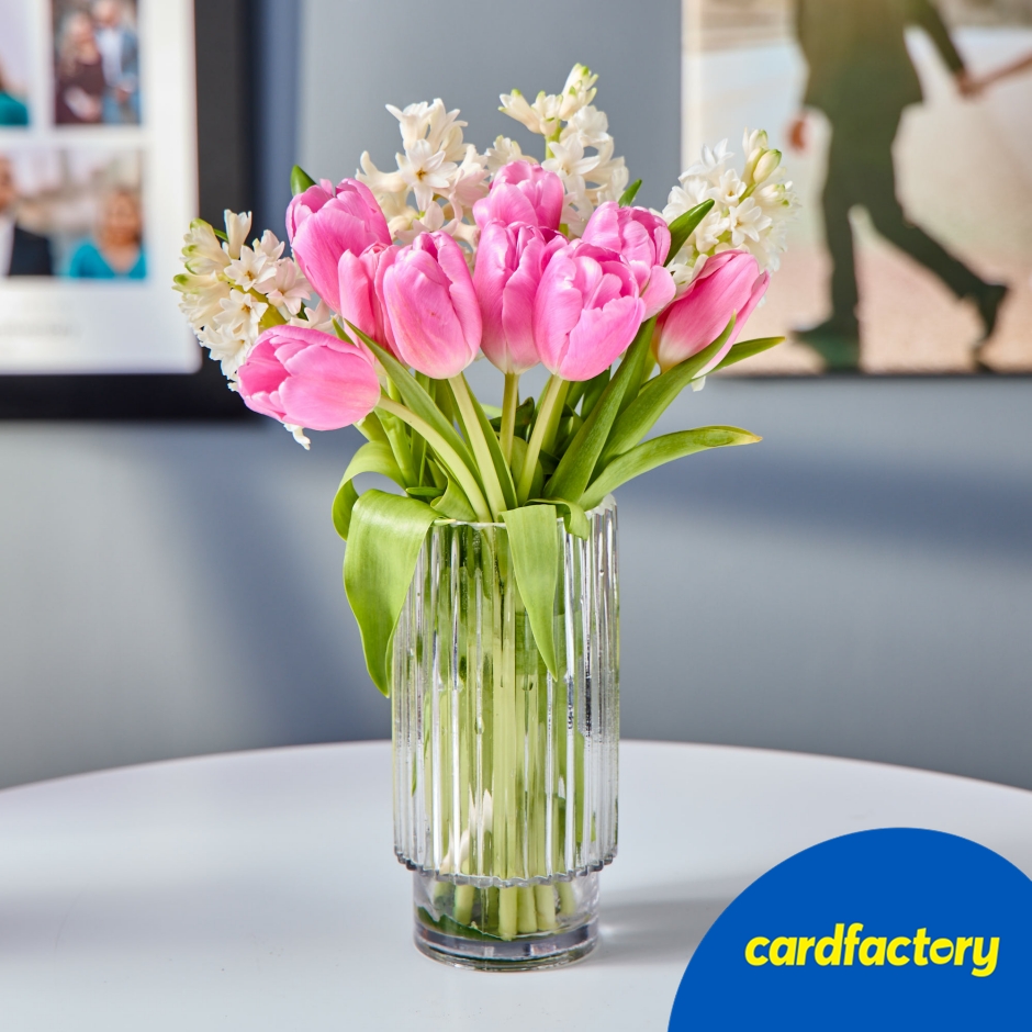 Hyacinths & Tulips Flower Bouquet