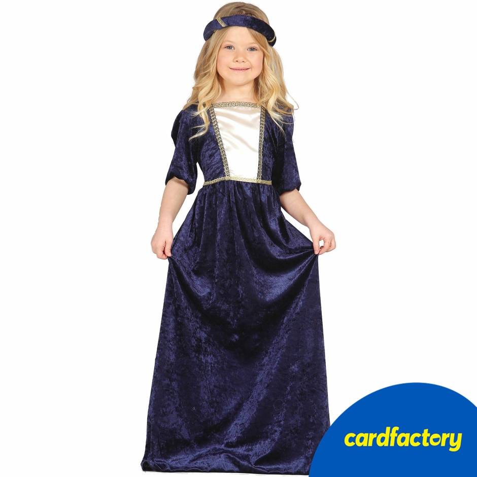 Image of Medieval Girl Children's Fancy Dress Costume