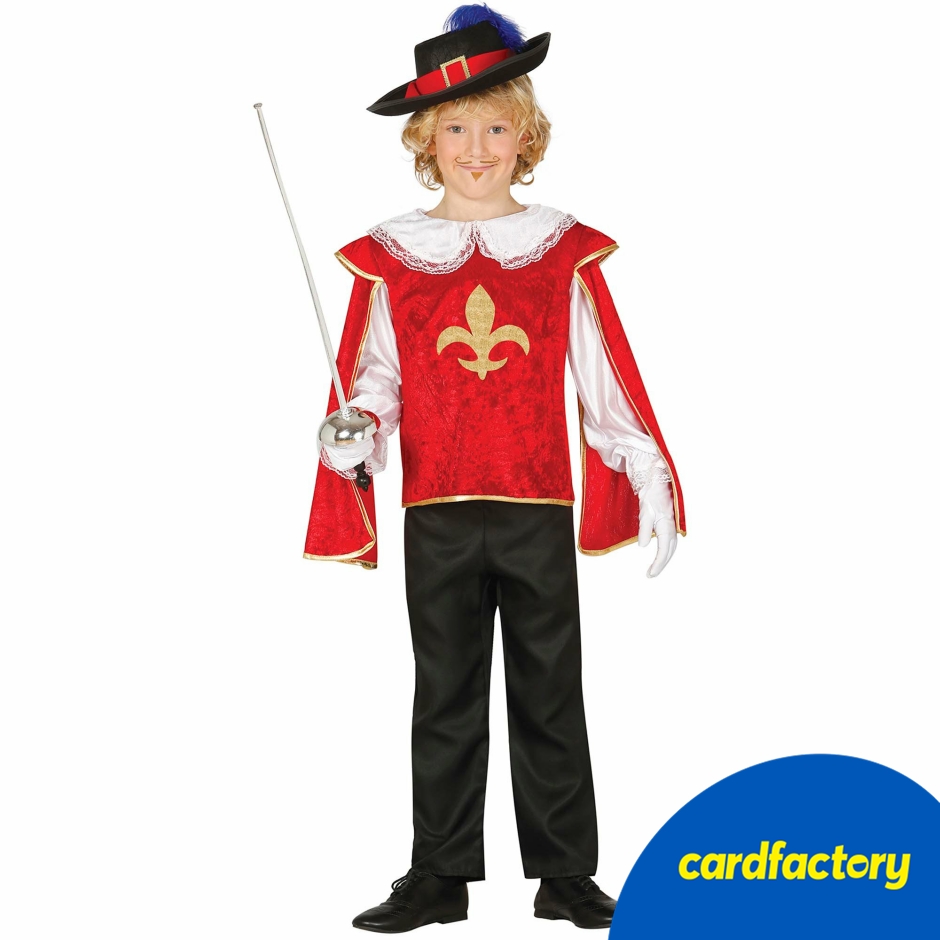 Image of Musketeer Children's Fancy Dress Costume