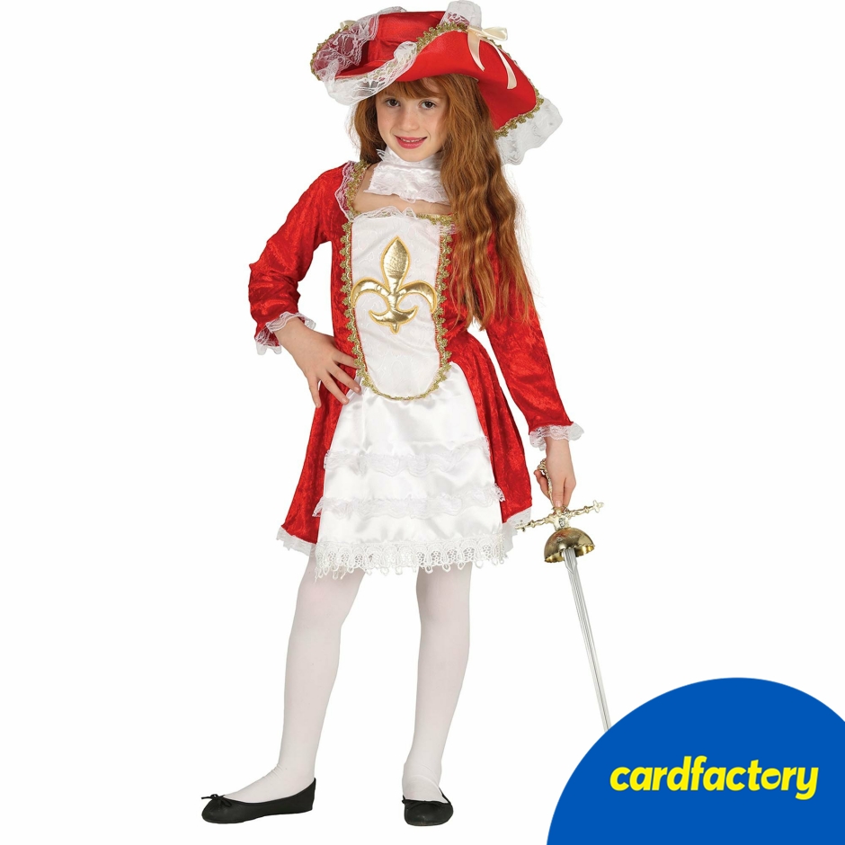 Image of Lady Musketeer Children's Fancy Dress Costume