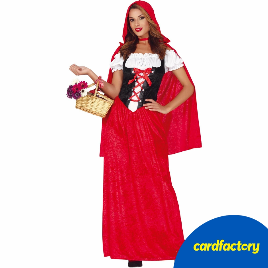 Image of Little Red Riding Hood Adult Fancy Dress Costume