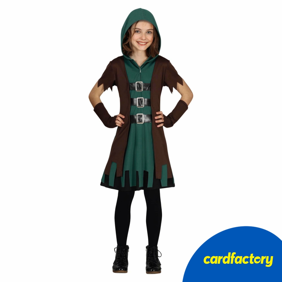 Image of Archer Girl Children's Fancy Dress Costume