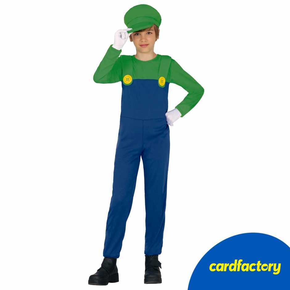 Image of Green Train Driver Children's Fancy Dress Costume