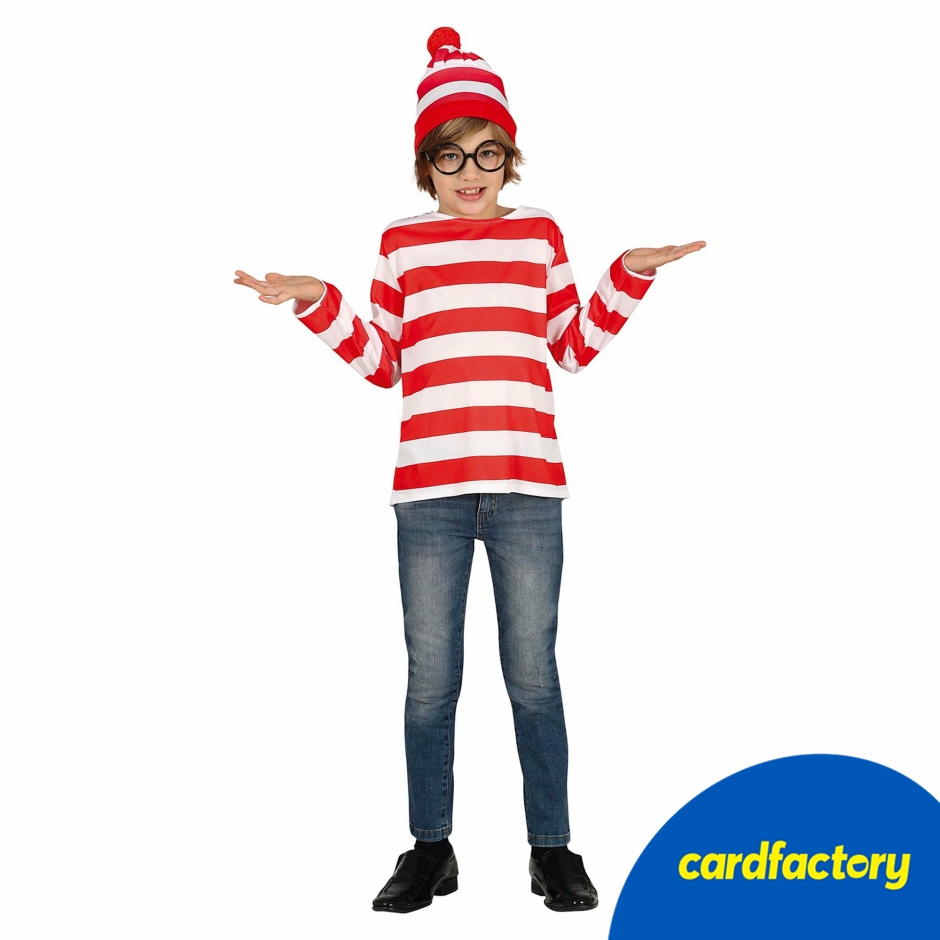 Image of Striped Hiker Children's Fancy Dress Costume