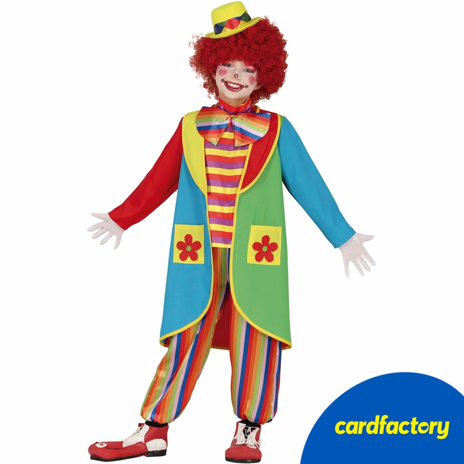 Image of Flowy the Clown Children's Fancy Dress Costume