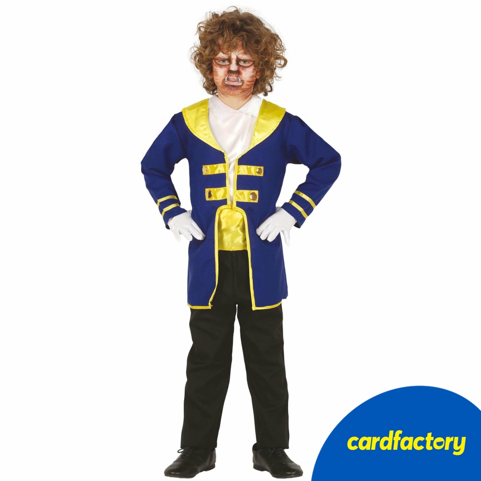 Image of Monstrous Enchanted Prince Children's Fancy Dress Costume | 5-6 Years | Perfect for Fairy Tale | Polyester Material | Cardfactory