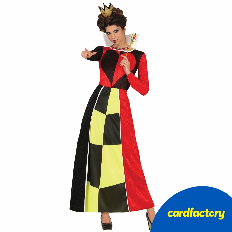 Image of Queen of Hearts Adult Fancy Dress Costume