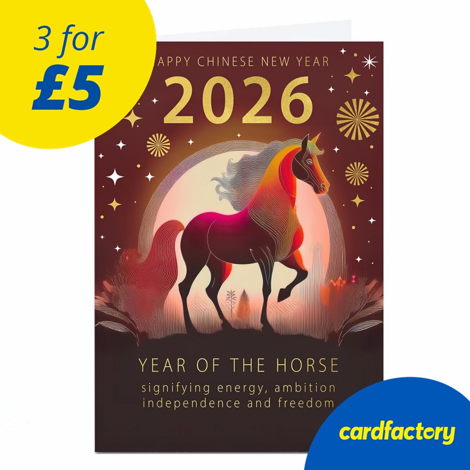 Image of Chinese New Year Card - 2026 Year Of The Horse