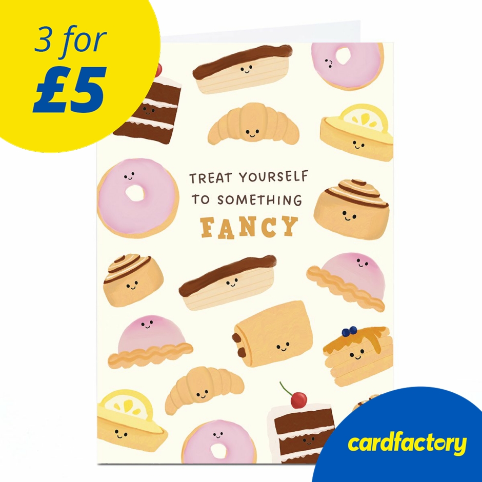 Image of Birthday Card - Treat Yourself To Something Fancy