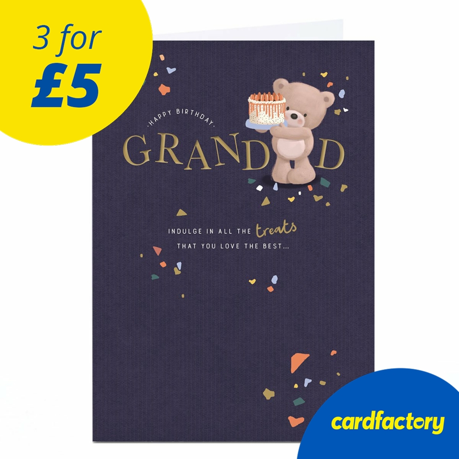 Image of Birthday Card - Indulge In All The Treats You Love, Grandad