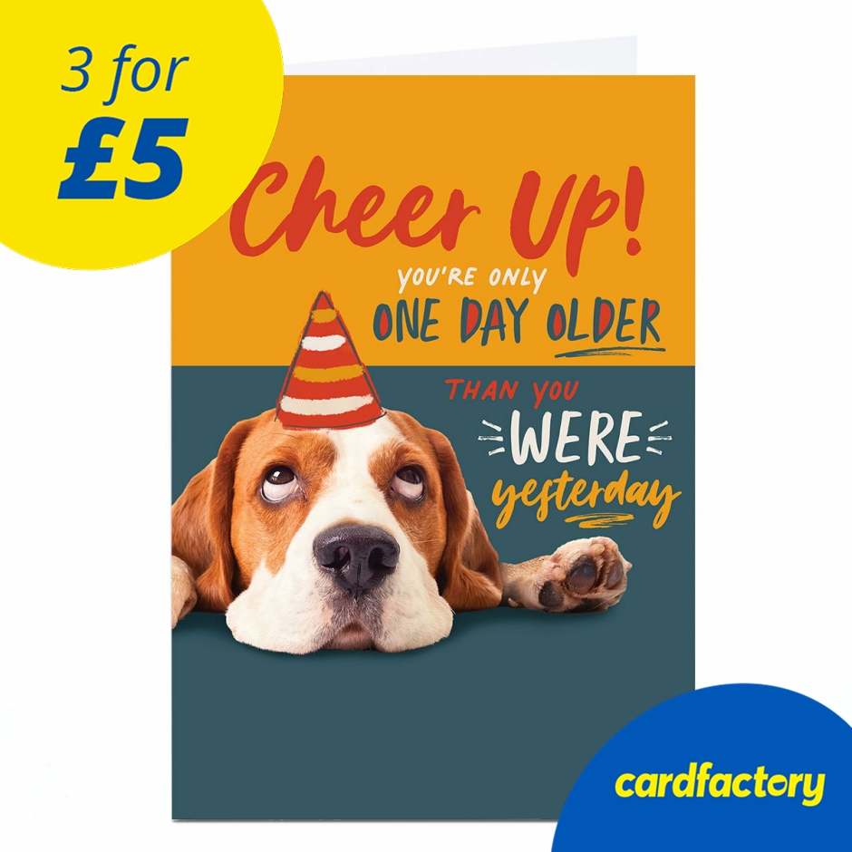 Image of Birthday Card - Only One Day Older
