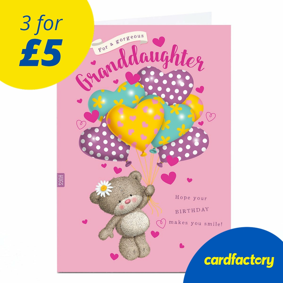 Image of Birthday Card - Gorgeous Granddaughter