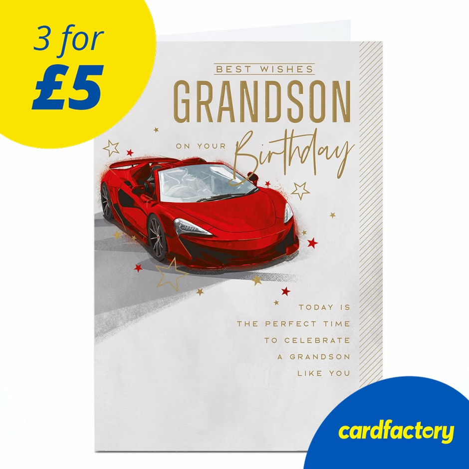 Image of Birthday Card - Grandson Birthday