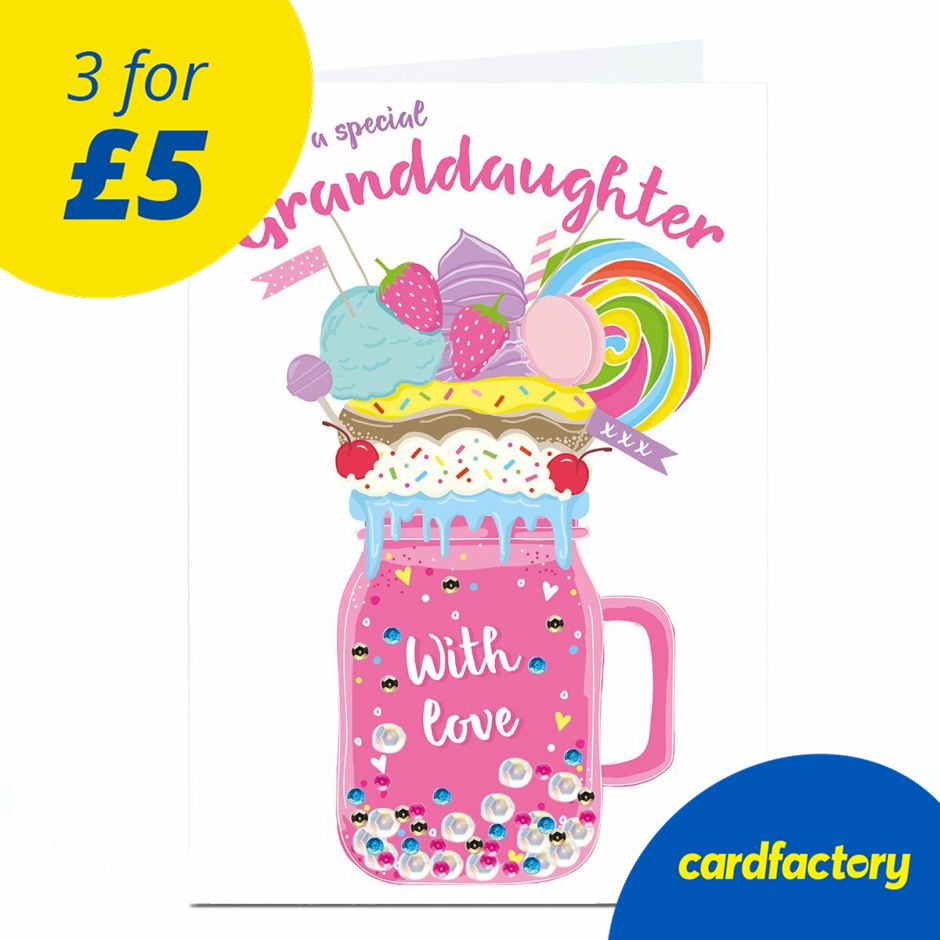 Image of Birthday Card - For A Special Granddaughter