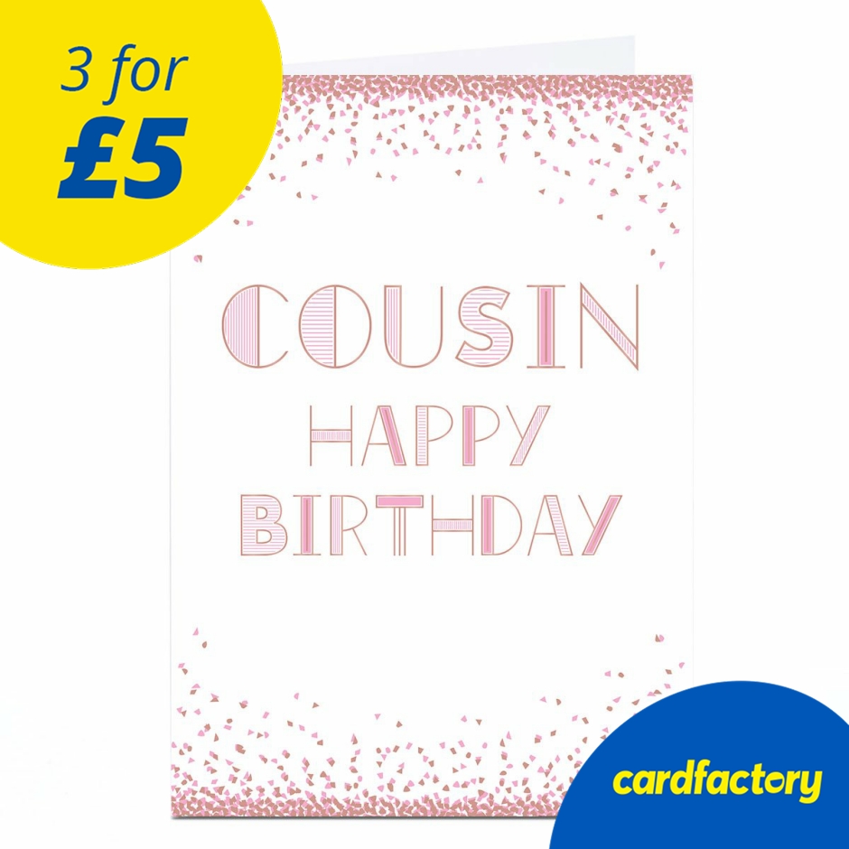 Image of Birthday Card - Cousin Happy Birthday