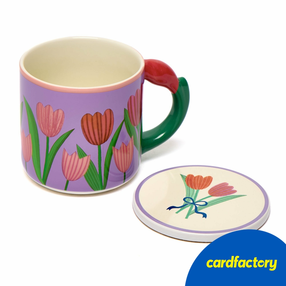 Image of Spring Cottage Mug &amp; Coaster Set
