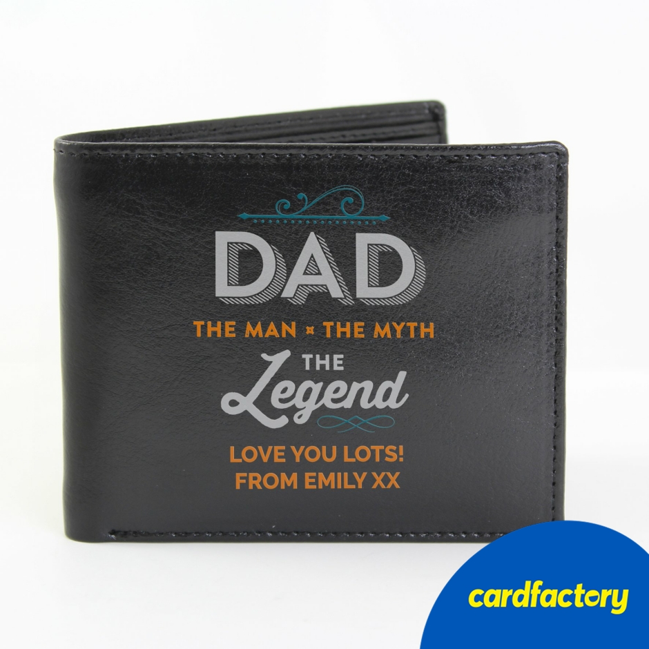 Image of Personalised Wallet - Dad The Legend