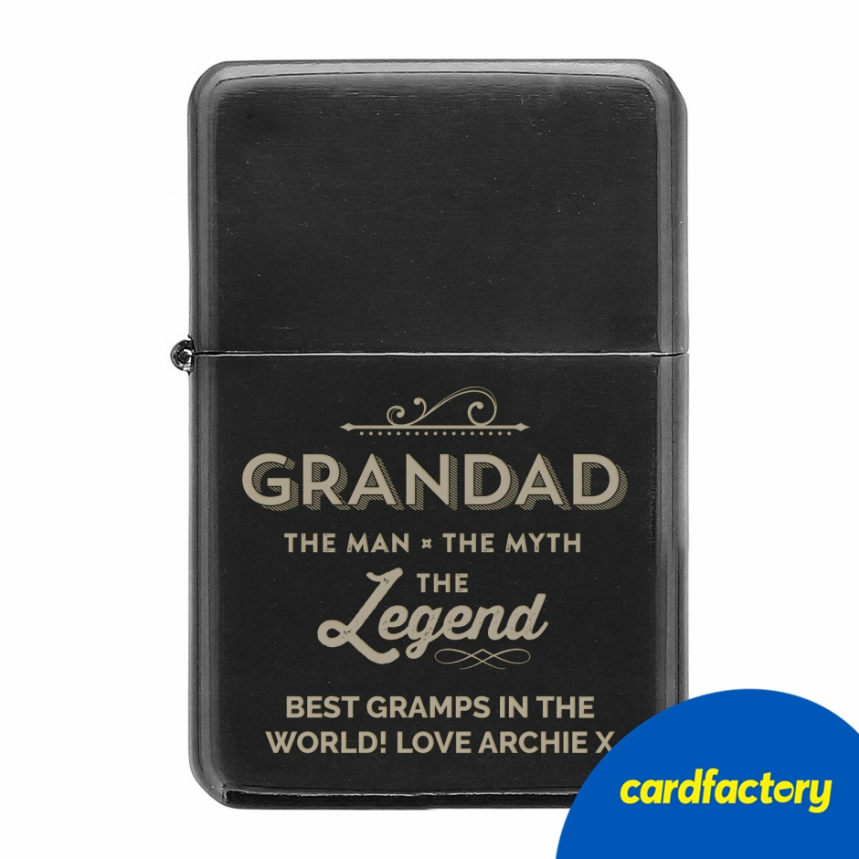 Image of Personalised Lighter - Grandad The Legend | Perfect for Gift