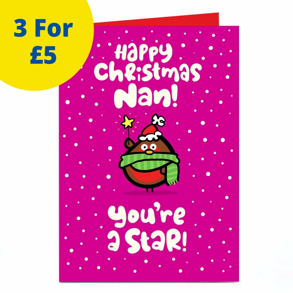 Image of Fruitloops Christmas Card - Nan You're a Star | Christmas Cards