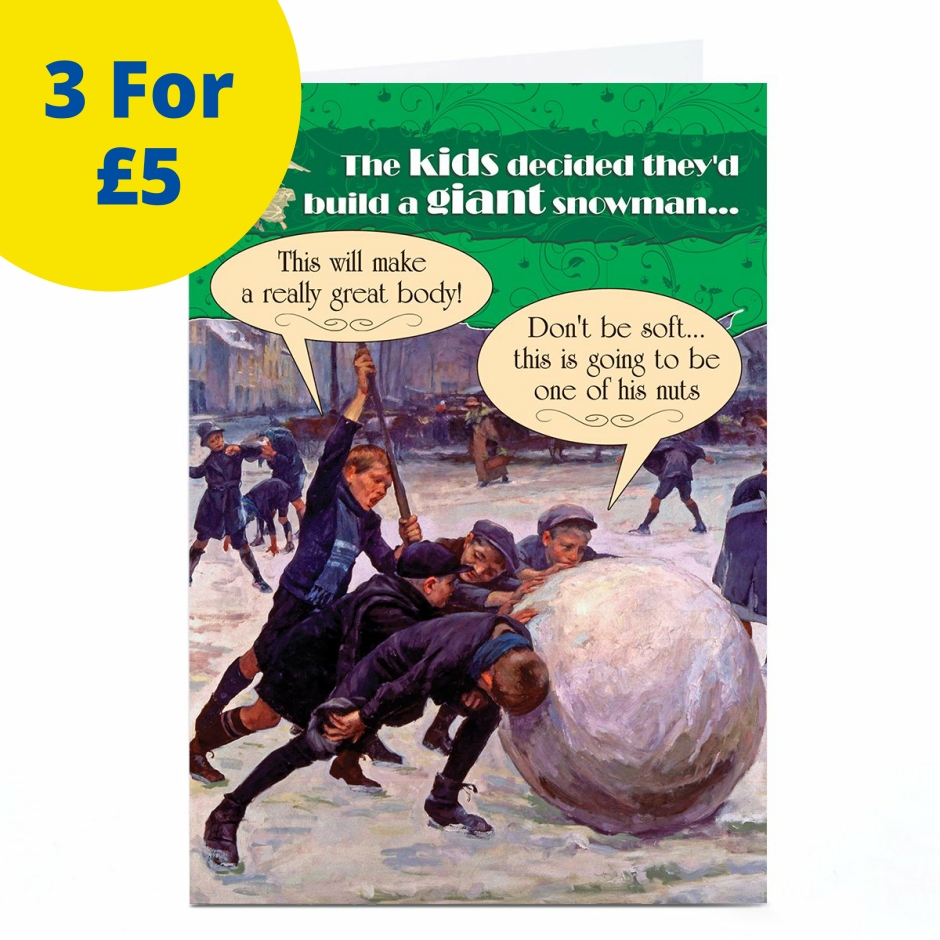 Image of Quitting Hollywood Christmas Card - Snowball | Christmas Cards