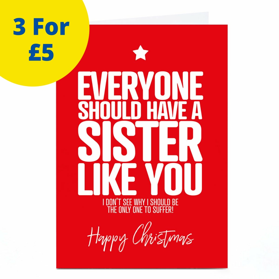 Image of Punk Christmas Card - Sister Like You | Christmas Cards