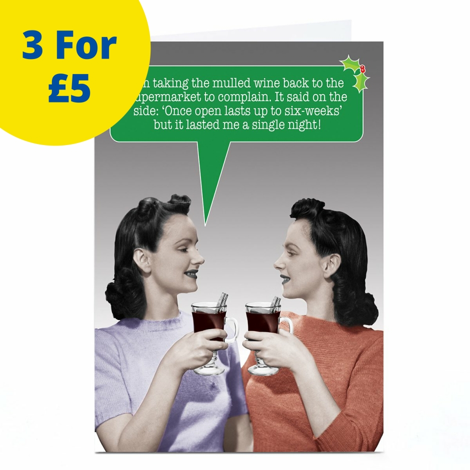 Image of Quitting Hollywood Christmas Card - Mulled Wine | Christmas Cards