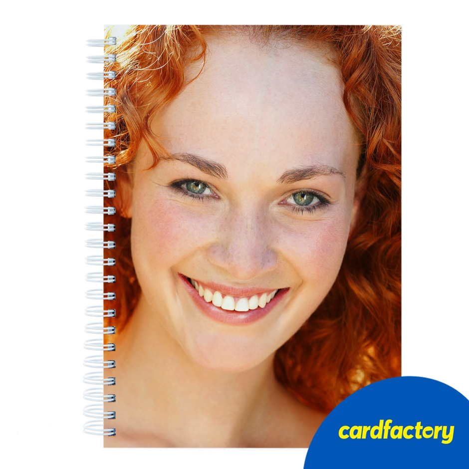 Image of Personalised Photo Notebook | Custom Portrait Design | Soft or Hard Cover | A5/A4 Size Options | Perfect Gift for Notetakers