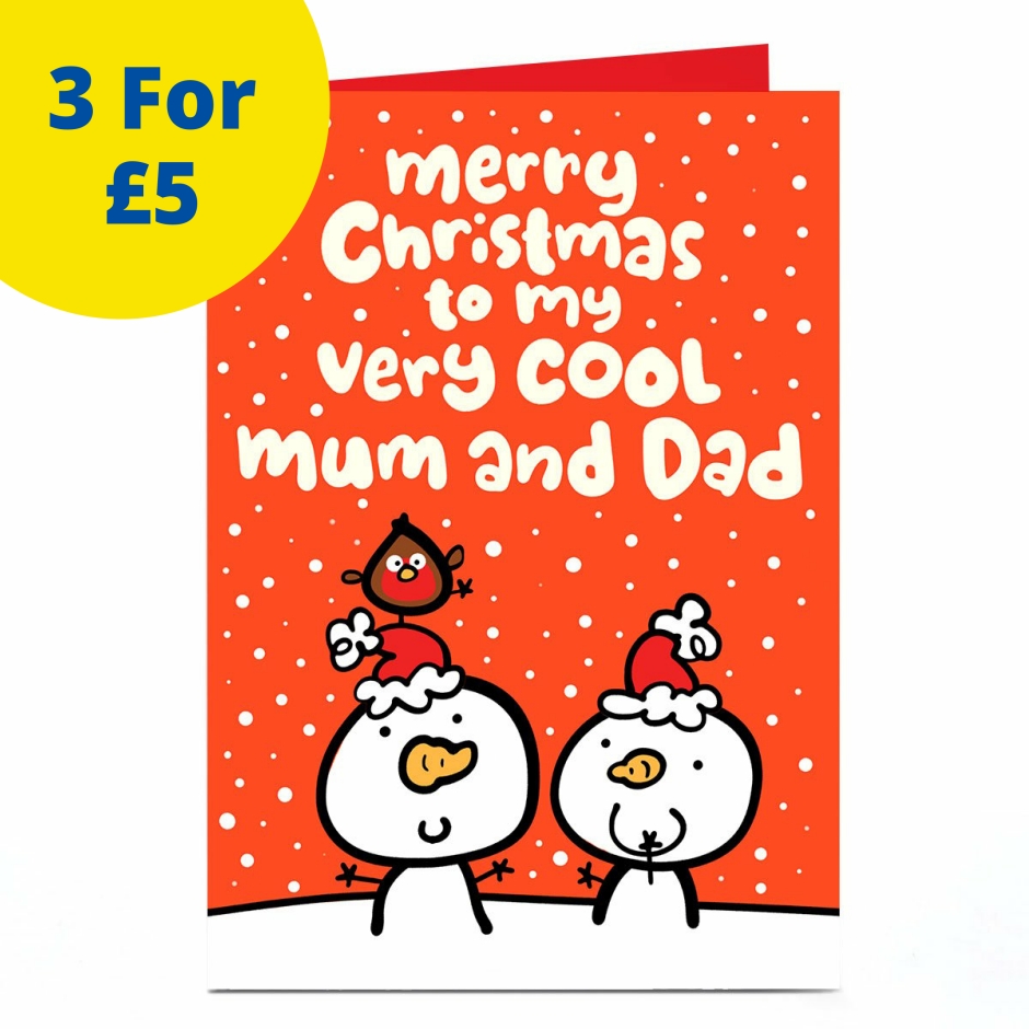 Image of Fruitloops Christmas Card - Cool Mum and Dad | Christmas Cards