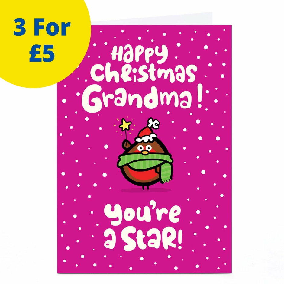 Image of Fruitloops Christmas Card - Grandma Star | Christmas Cards