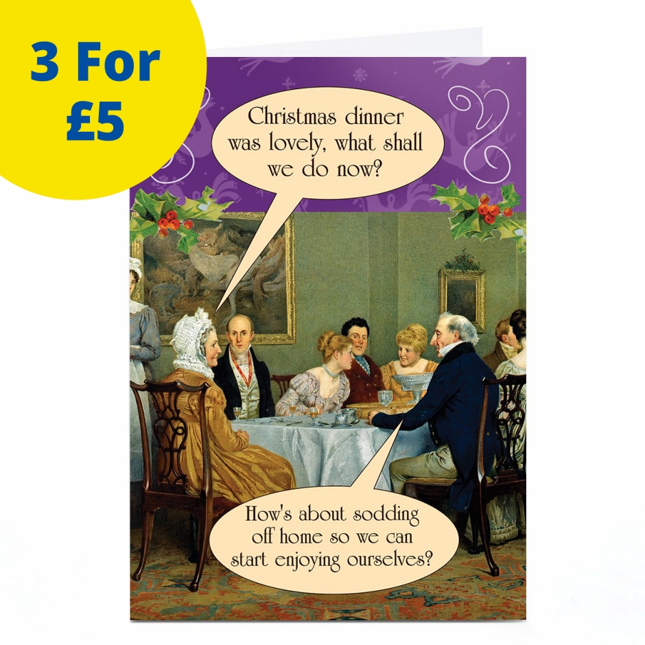 Image of Quitting Hollywood Christmas Card - Old Couple | Christmas Cards