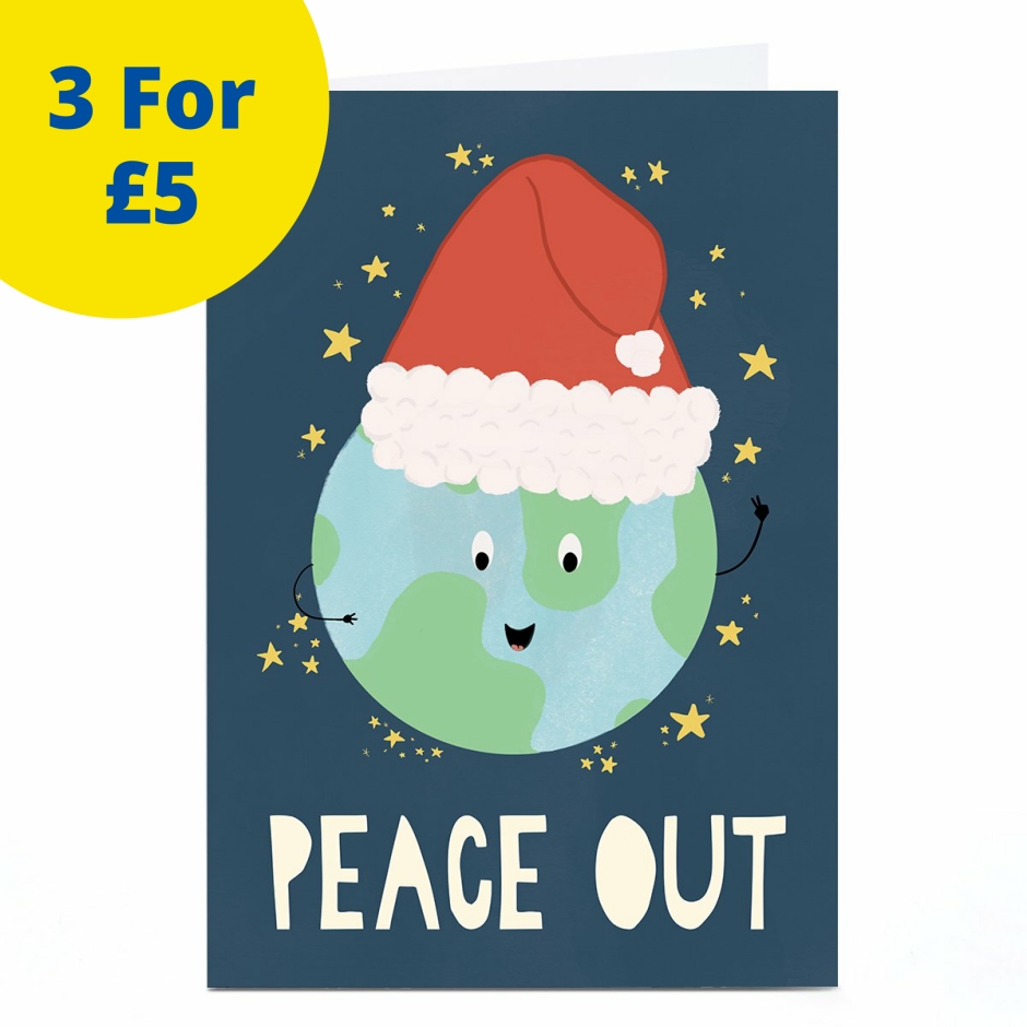 Image of Phoebe Munger Christmas Card - Peace Out | Christmas Cards
