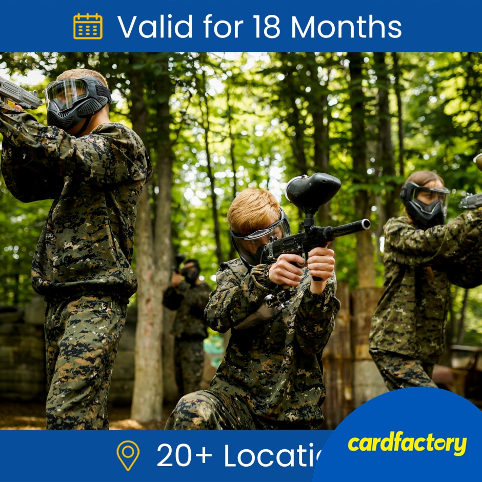 Image of Paintball for Four Gift Experience Day