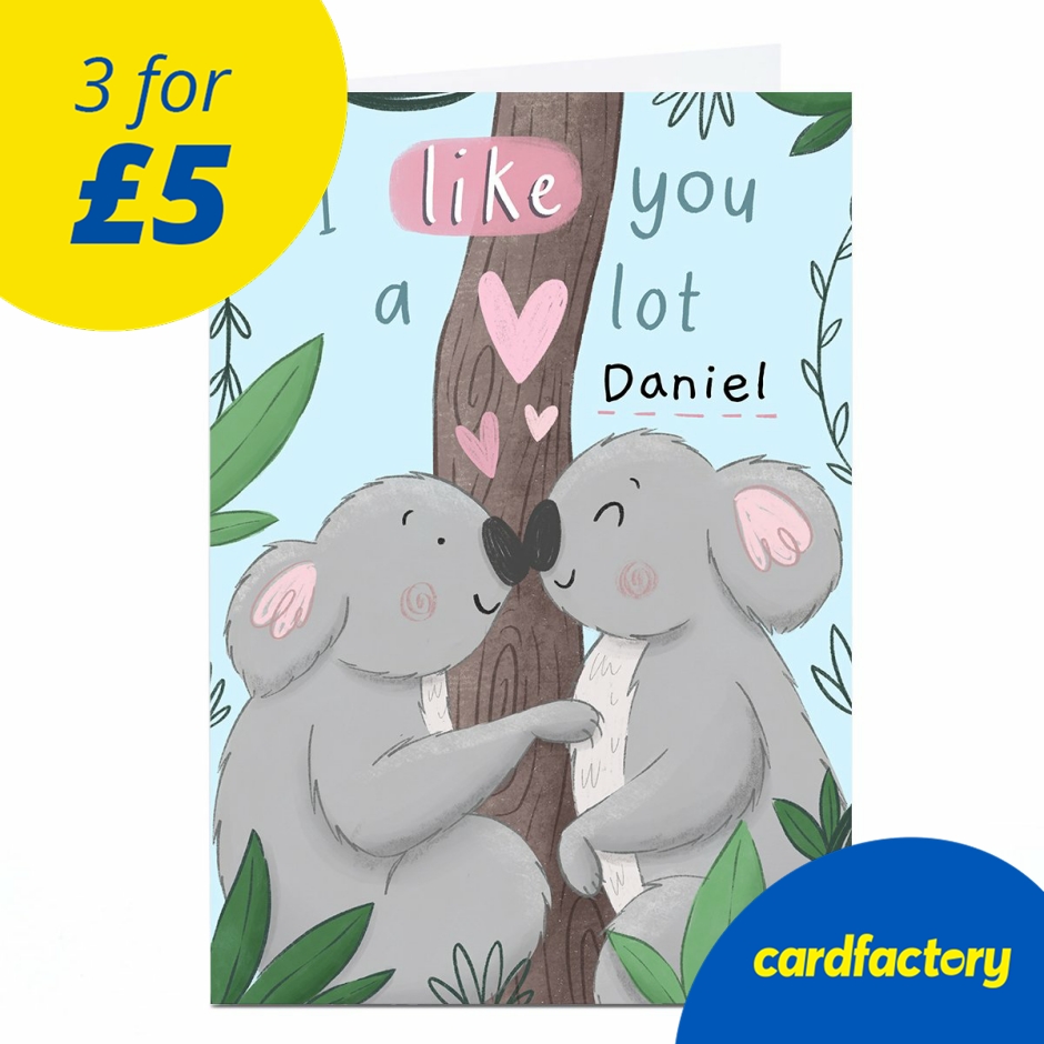 Personalised Chloe Fae Card - I Like You A Lot