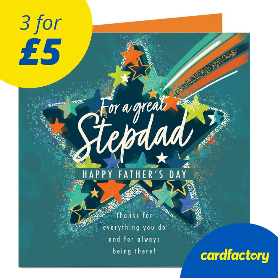 Image of Personalised Fathers Day - For A Great Stepdad