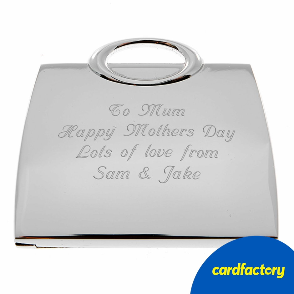 Image of Personalised Handbag Mirror