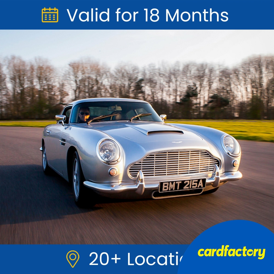 Image of James Bond Triple Drive Gift Experience Day