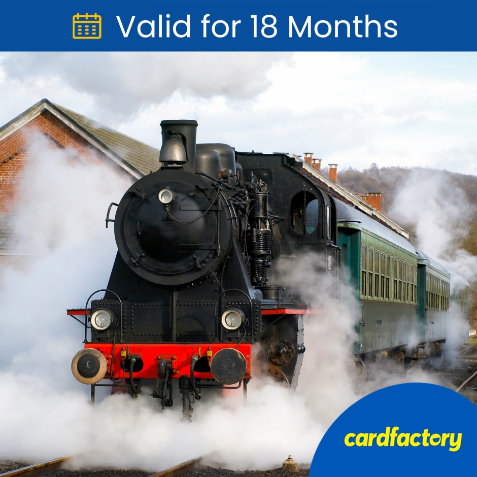 Image of Steam Train and Afternoon Tea Gift Experience Day For Two | Fun-filled Activity Package | 80+ Locations | Enjoy The British Countryside