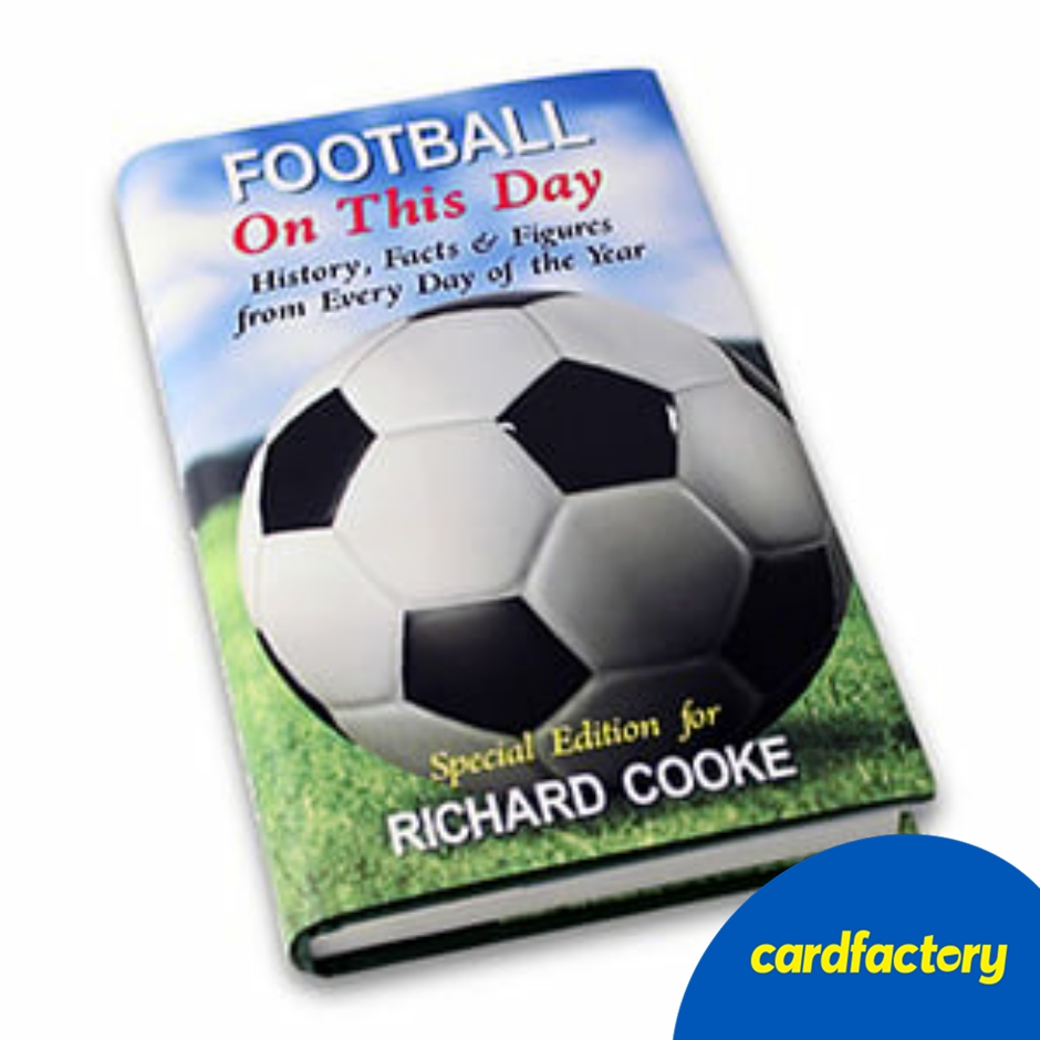 Image of Personalised Football 'On This Day' Book
