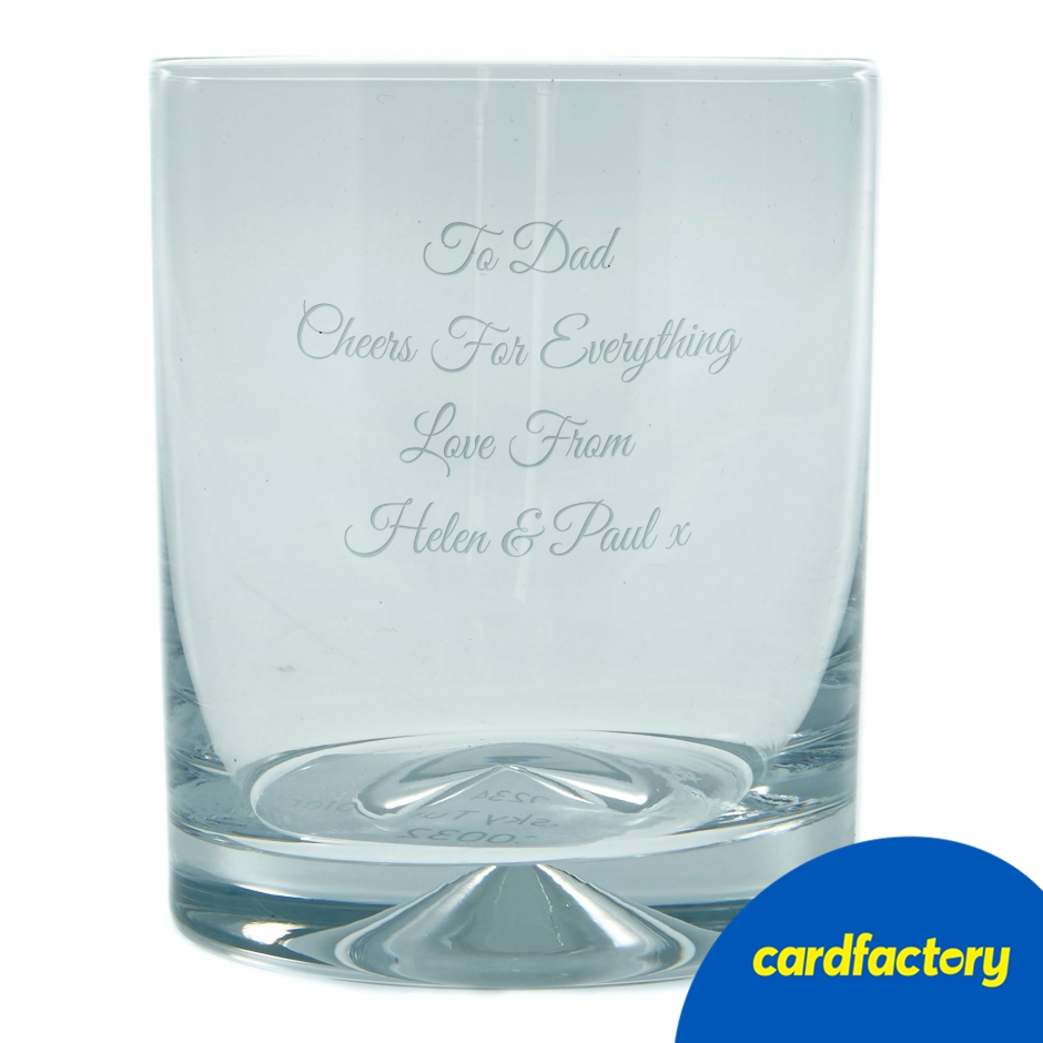 Image of Personalised Engraved Stern Whisky Glass