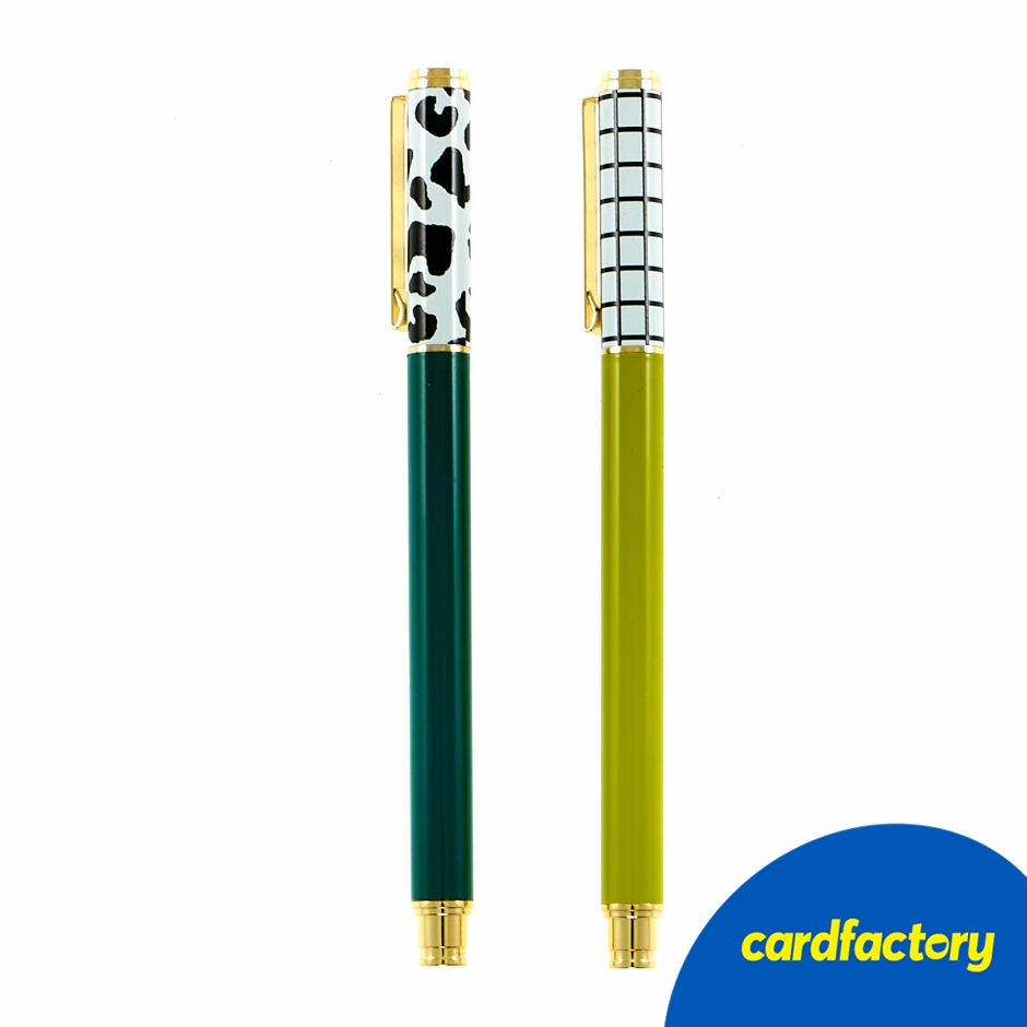 Image of Pukka Planet Green Vibes Only Gel Pen - Pack of 2