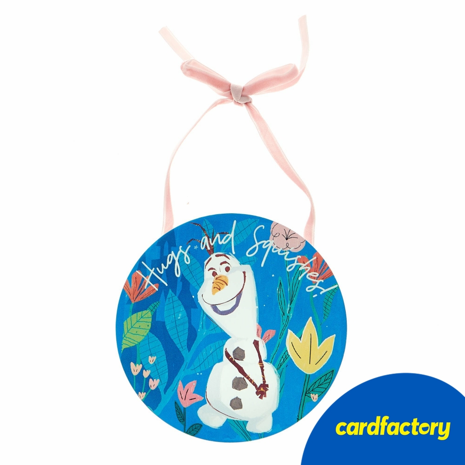 Image of Disney Olaf Hugs &amp; Squishes Plaque