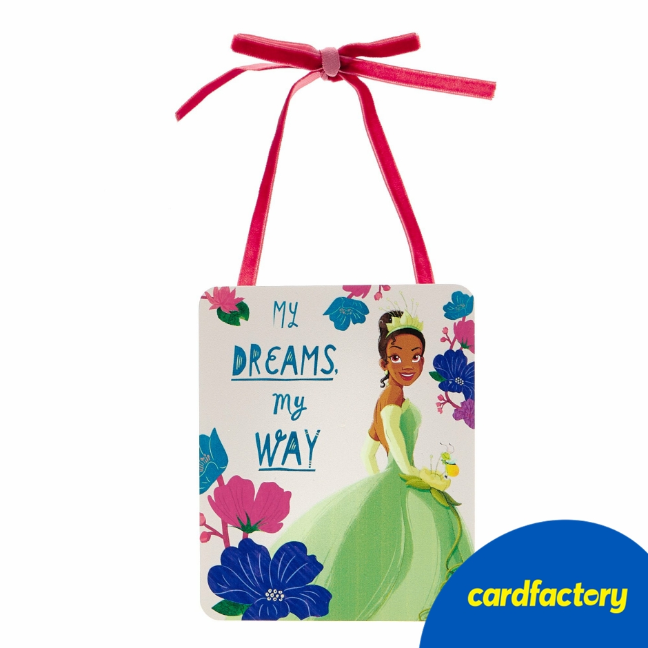 Image of Disney Tiana My Dreams My Way Plaque